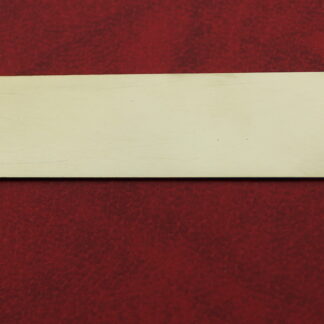 Табличка латунная под гравировку (2х10 см) (с отверстиями)