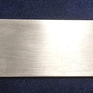 Табличка латунная под гравировку (3х10 см) с отверстиями